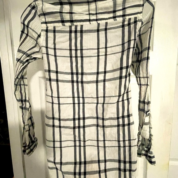 Plaid oversized shirt by Fun & Flirt size S - Picture 4 of 4
